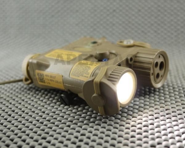 USMC & Navy Seal AN/ PEQ 16A Integrated Flashlight + Laser Module TAN