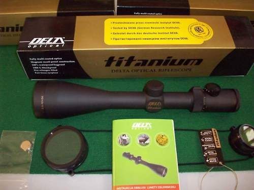 Delta Titanium 2,5 10x56 IR Reticle 4A Illuminated New