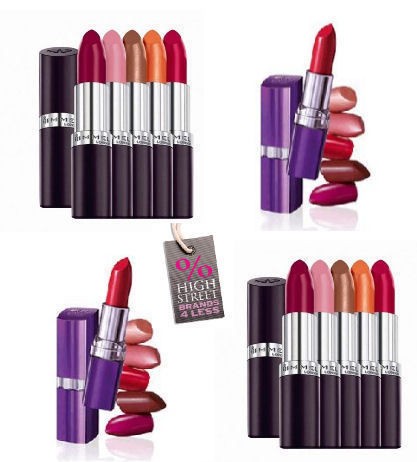 RIMMEL LASTING FINISH & MOISTURE RENEW LIPSTICKS   Choose your shade