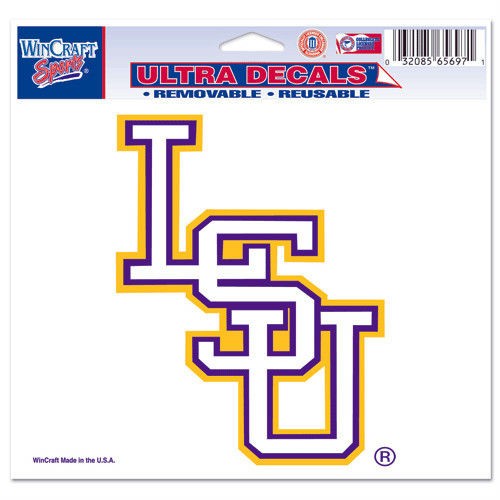 LSU Tigers NCAA Sports Ultra Decal / Auto Sticker *