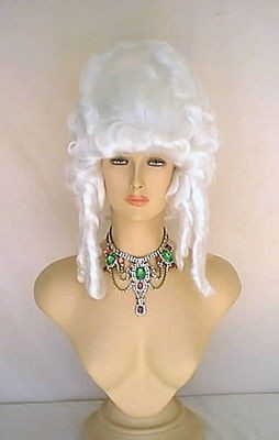 Theatrical Marie Antoinette White Wig ~ Louis XVI Style