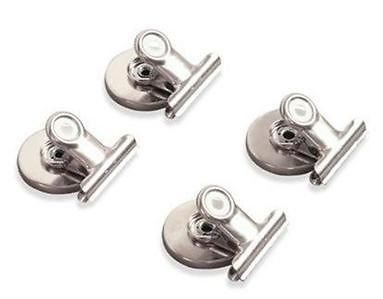 NEW 4 PC METAL Strong Magnetic Spring Clips Clamp Set