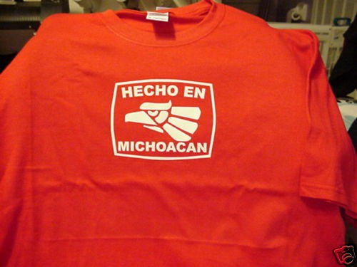 shirt XL Hecho En Michoacan in Made Mexico Mexican