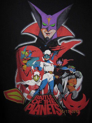 2XL Battle of the Planets Shirt Mark Jason Princess Tiny Keyop Zoltar 