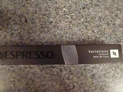 10 NESPRESSO CAPSULES OF COCONUT, NEW VARIATIONS OF 2012