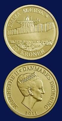 DENMARK 20 KRONER 2011 SHIPS EMMA MAERSK UNC