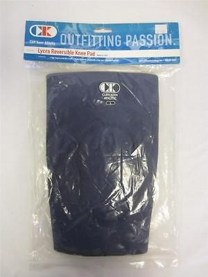 New Cliff Keen CK Lycra Reversible Knee Pad Navy Gold LK69 Large X 