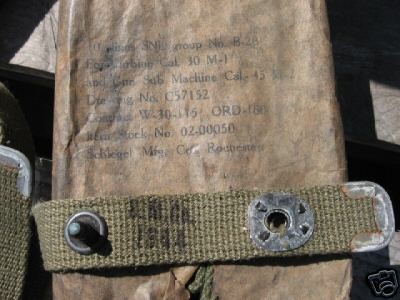 M1 CARBINE ORIGINAL SLING EARLY MOD,WWII,US