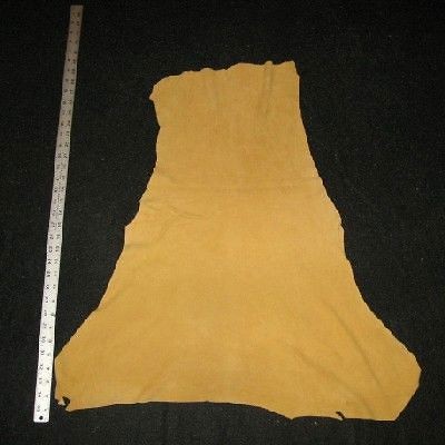 Thin Golden Suede Deerskin Leather Hide Deer Skin Hides Beading