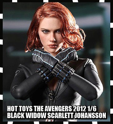 HOT TOYS THE AVENGERS 2012 BLACK WIDOW SCARLETT JOHANSSON NEW 1/6