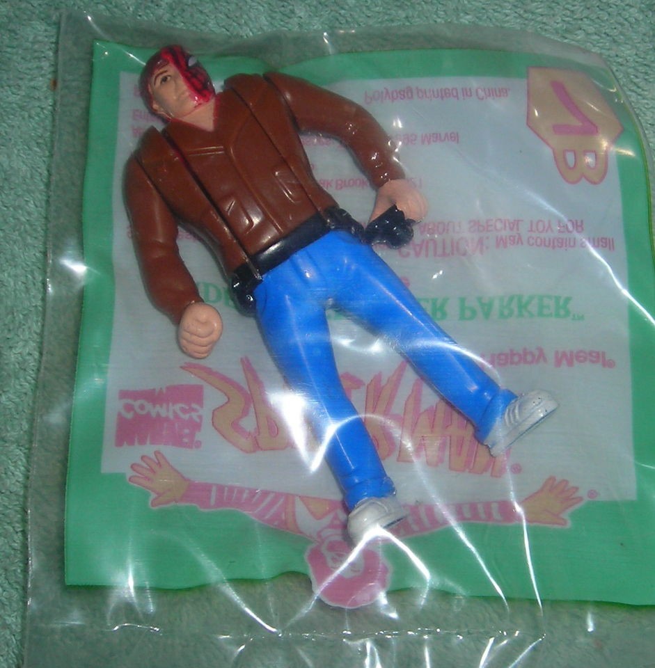 MARVEL MCDONALDS SPIDERMAN PETER PARKER 3.5 ACTION FIGURE TOY 1995