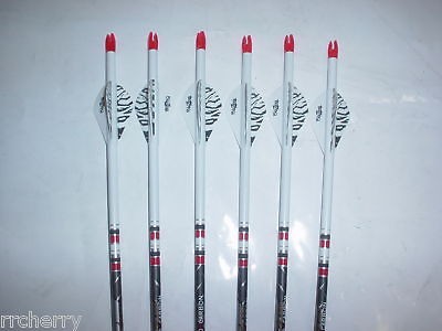 EASTON AXIS FULL METAL JACKET ARROW CUSTOM DIP & CRESTED w/ BLAZER 