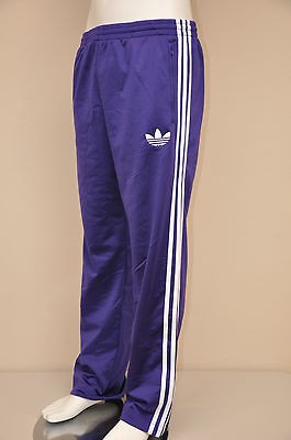   Adi Firebird College Purple / White Stripe Mens Track Pants XL