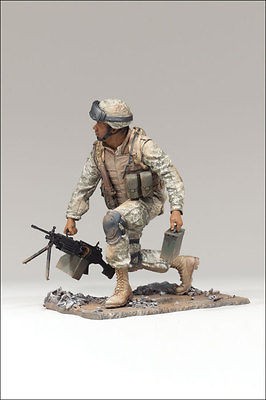 McFarlane Military Redeployed 2 MARINE SAW GUNNER MIB