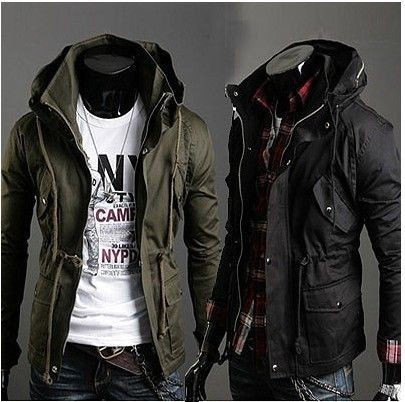 Mens Slim Fit Casual vintage jumper Collection Hoodies jackets Black 