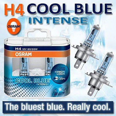 MITSUBISHI L400 Van 96 97 OSRAM H4 COOL BLUE INTENSE HEADLIGHT BULBS 