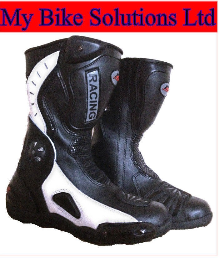 Motorcycle Motorbike Bike Racing Style Leather Waterproof Touring 