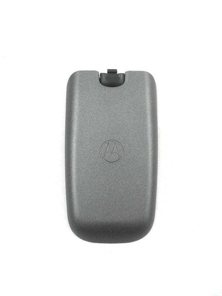 MOTOROLA TIMEPORT GSM PHONES SLIM BATTERY DOOR GREY BACK COVER 