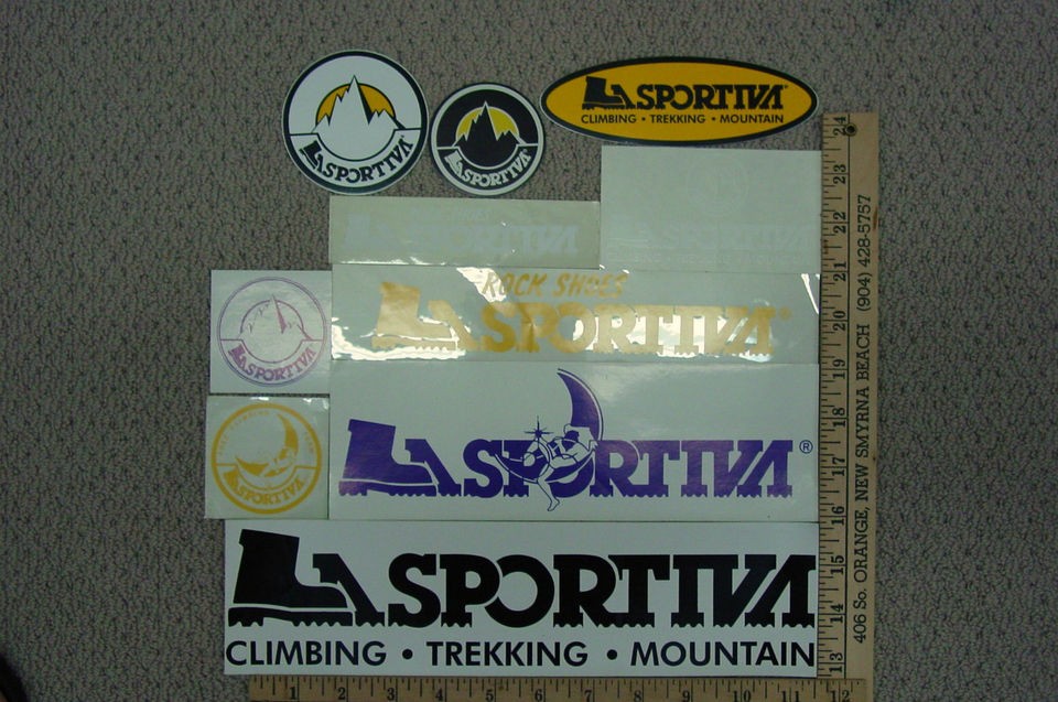     10 sticker set   Vintage, Classic, Old School, climbing stickers