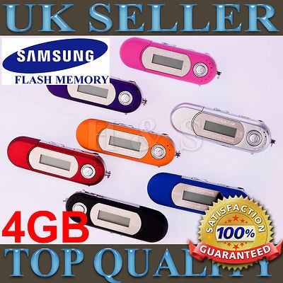 GENUINE 4GB  Music Player LCD Screen USB 2.0 Flash Memory Pen Stick