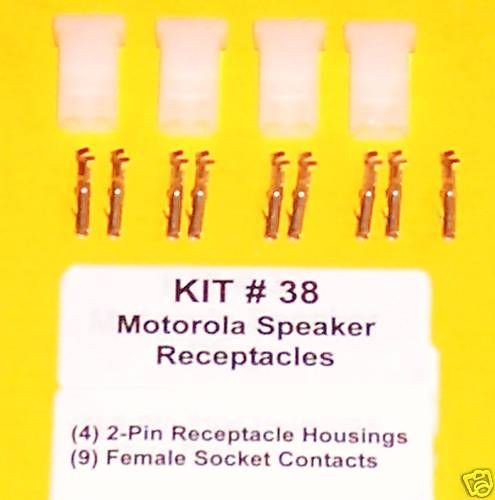 KIT38 Motorola Speaker Connector Spectra Syntor X9000