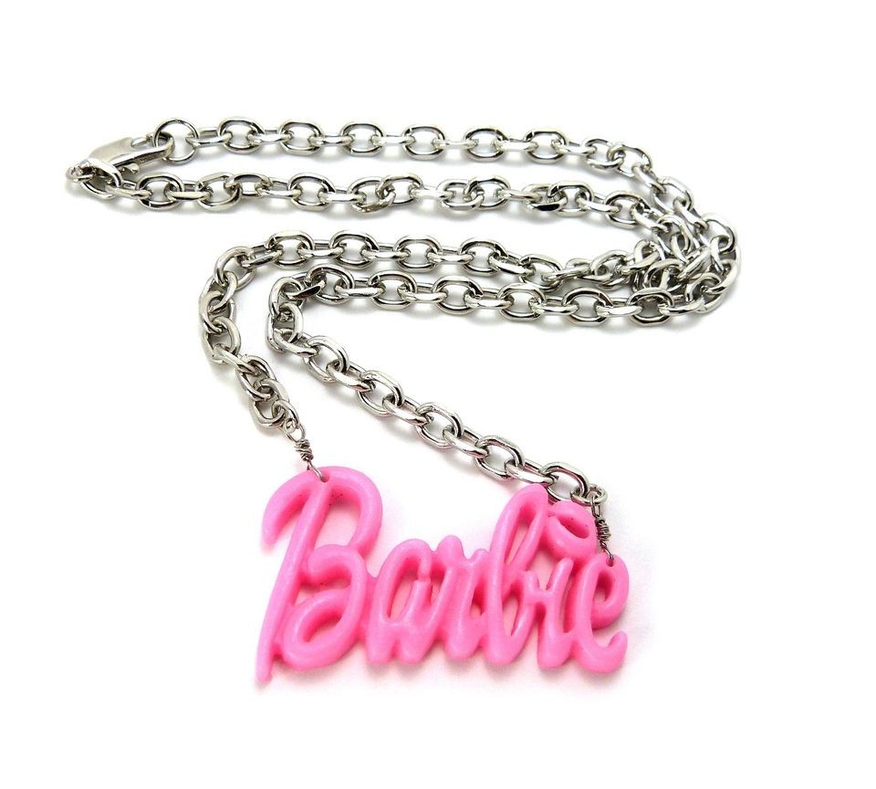 NEW NICKI MINAJ BARBIE PENDANT NECKLACE~