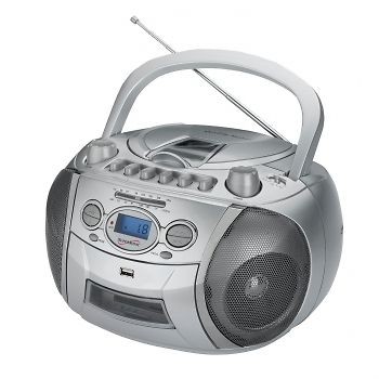   SC  803UM Portable /CD Player with Cassette Recorder, AM/FM Radio