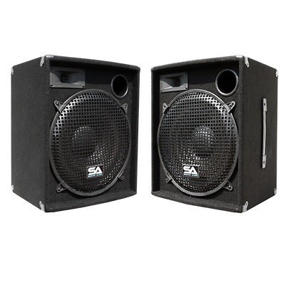 Pair 15 PA DJ KJ Speakers 600 W NEW PRO Audio Speaker