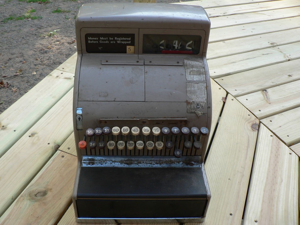 BILL WEIGHT for antique Brass National Cash Register NCR