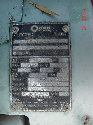 ONAN 4MJA 1R/96B Generator