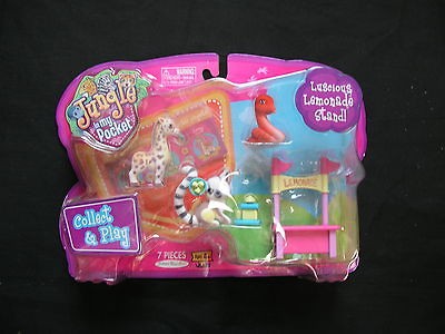   in my pocket Lemonade Stand giraffe lemur Sassy snake NEW in Box