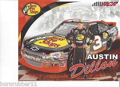   AUSTIN DILLON BASS PRO SHOPS #3 NASCAR NATIONWIDE SERIES POSTCARD