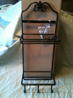 Longaberger Wrought Iron Foundry Collection Stack Rack  NIB  NIC​E