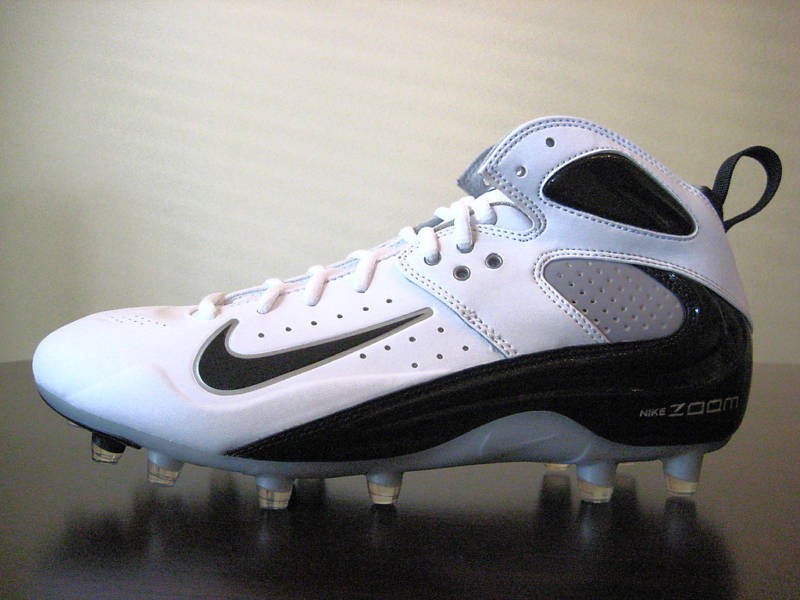 NIKE AIR ZOOM BLADE PRO TD FOOTBALL CLEATS  White Black