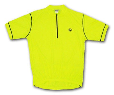 SALE Canari P2 Paceline Neon Yellow Cycling Jersey Mens Medium Large 