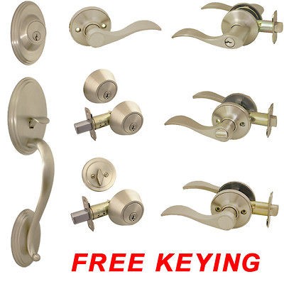 Cosmas 80 Series Satin Nickel Door Lever Knob Hardware