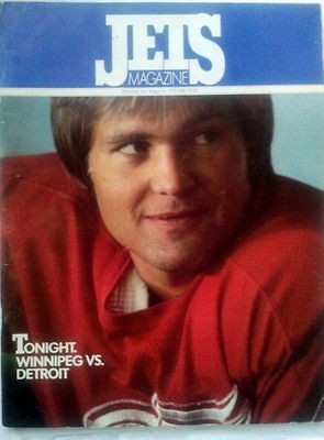   Jets program (4th NHL game) vs Detroit Red Wings Oct 17, 1979