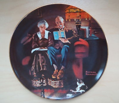 norman rockwell limited edition plates