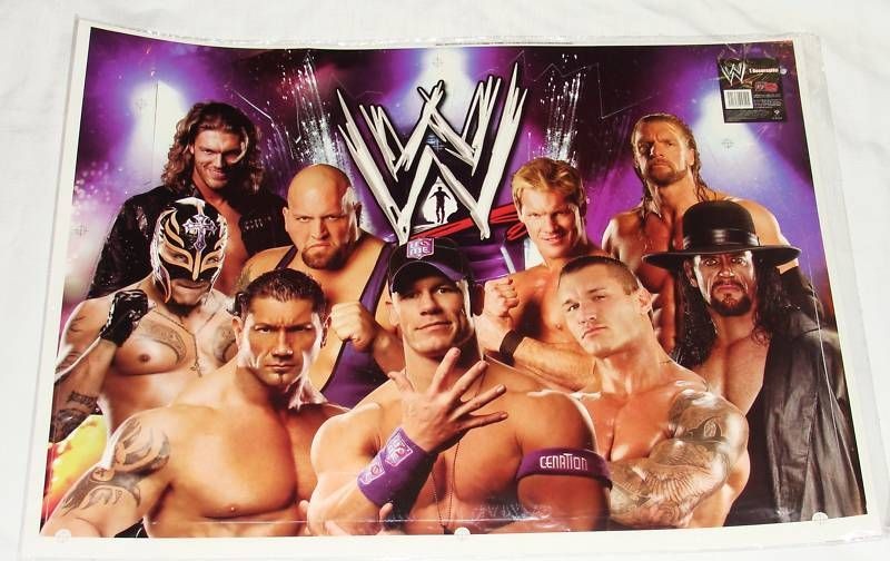 NEW ~WWE WRESTLING~ 26 X 18 WALL DECORATION