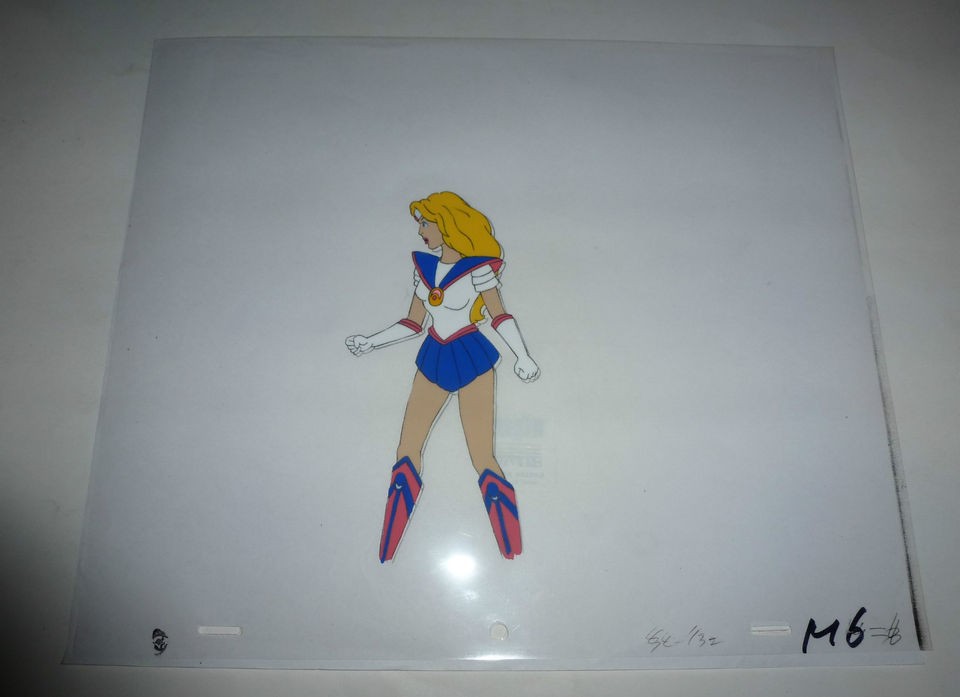 SAILOR MOON   1994 FOX TV PILOT PRODUCTION ART ANIMATION CEL w 