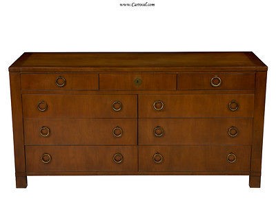 BAKER   North Carolina Mid Century Neoclassic Cherry Sideboard Buffet