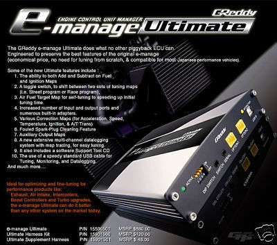 GREDDY E MANAGE ULTIMATE PIGGYBACK ECU FUEL CONTROLLER