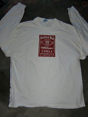 Adult XL OU Sooners Oklahoma Beefy Chili Old No. 7 Brand