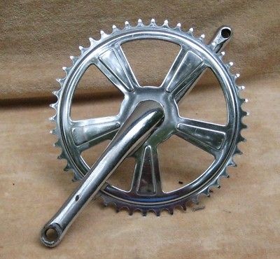   Chrome Sprocket & Crank 24 Schwinn Collegiate 3, 1979 Schwinn bicycle