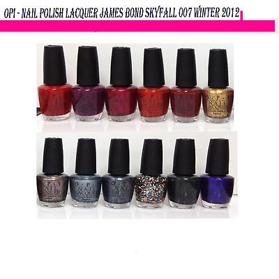 OPI   Nail Polish Lacquer JAMES BOND SKYFALL 007 Winter 2012