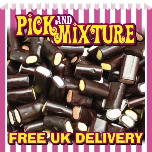 400G HARIBO LIQUORICE CREAM ROCK BULK PARTY EVENT BAG RETRO TRADE 