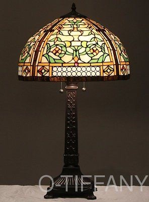 Tiffany Style Stained Glass Victorian Lamp Concerto