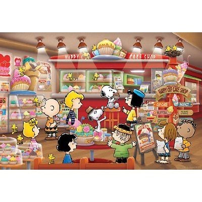 Apollo sha Jigsaw Puzzle 3 797 Peanuts Snoopy Cake Shop (300 Pieces)