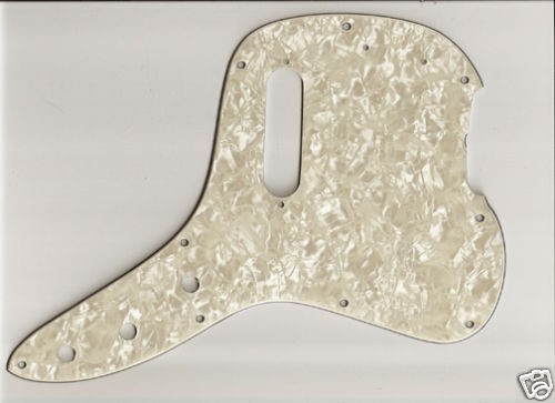 Antique pearl pickguard fits 78 Fender Musicmaster bass