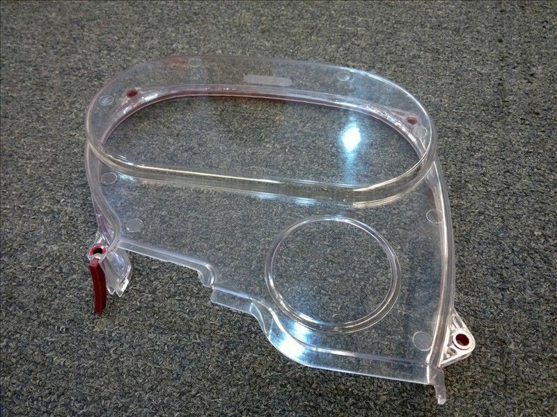 TT C Transparent Timing Belt Cover Mitsubishi 4G91 4G92 4G93 DOHC 